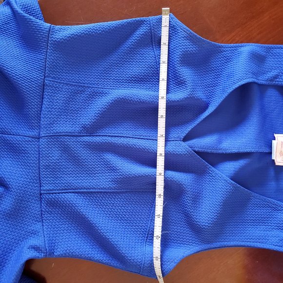 ❤️Hostess Pick Love..ady Royal Blue sleeveless V neck Dress - Picture 8 of 8